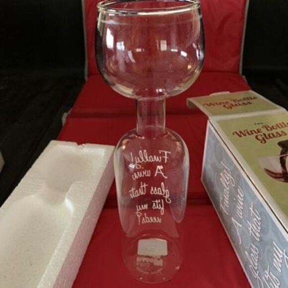 Big Mouth Toys Wine Bottle Glass *New* - Picture 9 of 11